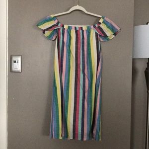 J.Crew Off the Shoulder Shift Dress